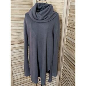 Women's  Cowl Neck Sweater Gray  Size Large